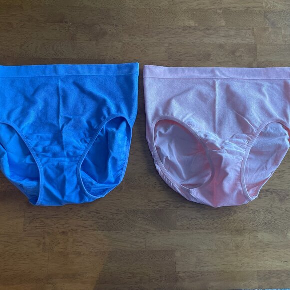 NWOT Set of 2 - Size 2XL Maidenform purple pink tummy control briefs - Picture 8 of 11